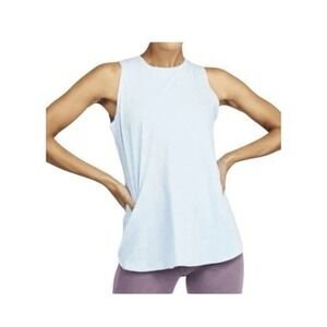 tasc Performance NOLA Tank Top Haze‎ Ripple Print White Gray Knit S